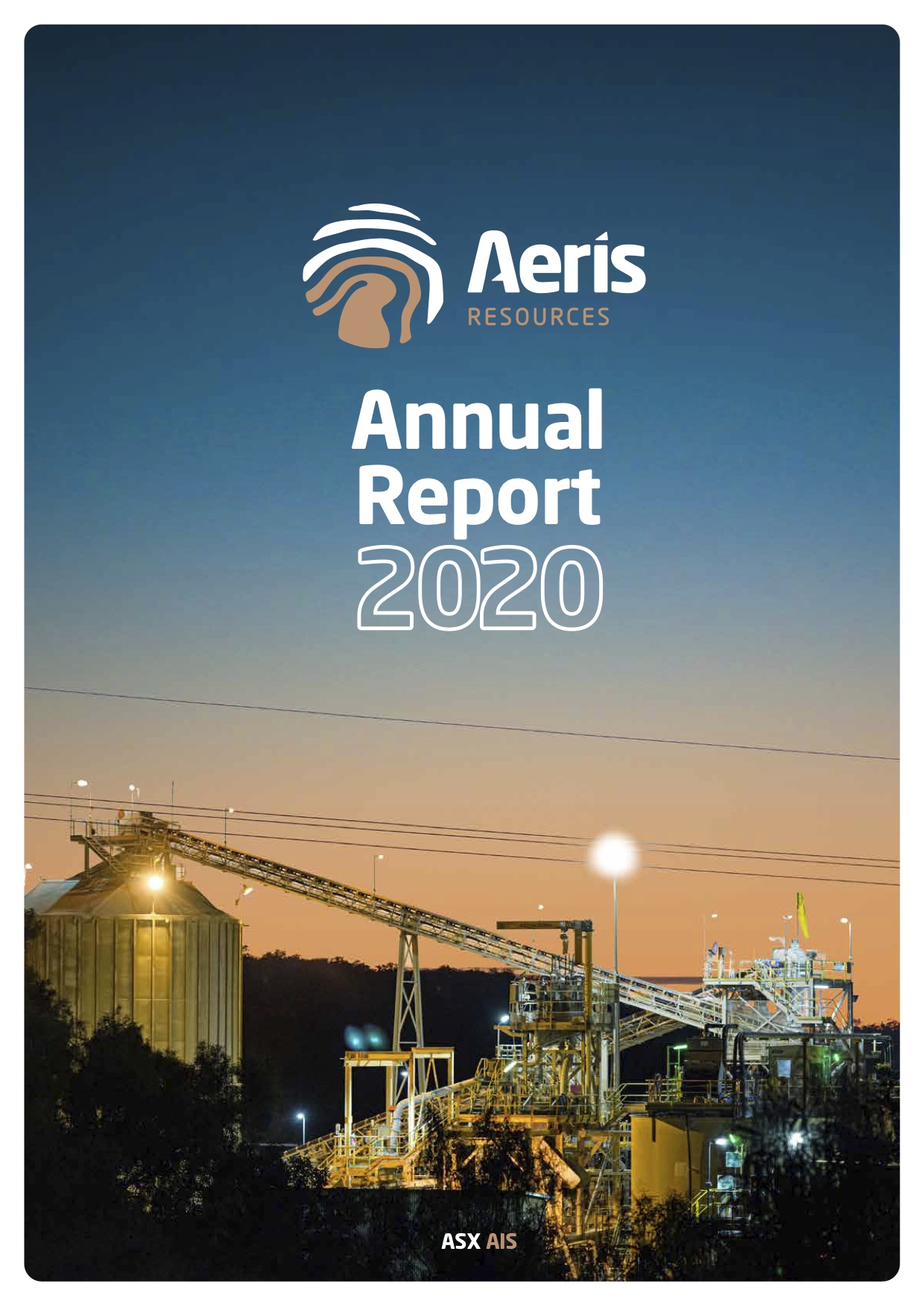 Annual Report 2020 Aeris Resources 